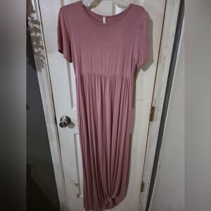 Bellamie Dusty Rose Maxi Dress Size Sm/Md
